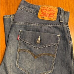 Levi's Men's Gray Slim Straight Jeans